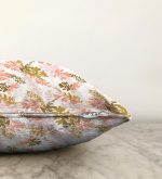 - Sonil-K-5355-Gorsel3 - Realhomes  Pembe Ve Gold İnce Yaprak Tasarımlı Dijital Baskılı Raşel Kadife Kırlent Kılıfı Realhomes