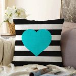 - Sonil-K-537-Gorsel1 - Realhomes Modern Kalp Desenli Dijital Baskılı Dekoratif Raşel Kadife Yastık Kırlent Kılıfı Realhomes