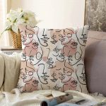 - Sonil-K-5379-Gorsel1 - Realhomes Botanik Portre Dijital Baskılı Özel Tasarım Raşel Kadife Kırlent Kılıfı Realhomes