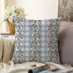 - Sonil-K-5393-Gorsel1 - Realhomes  Kot Zeminli Dekoratif Çiçek Motifli Raşel Kadife Kırlent Kılıfı Realhomes