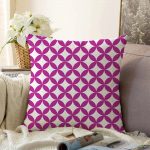 Realhomes Dijital Baskılı Dekoratif Raşel Kadife Yastık Kırlent Kılıfı Realhomes