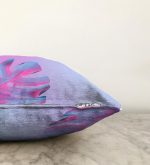 Neon Zeminli Devetabanı Motifli Raşel Kadife Kırlent Kılıfı Realhomes