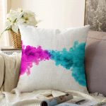 - Sonil-K-5561-Gorsel1 - Realhomes Renli Duman Desenli Modern Raşel Kadife Yastık Kılıfı Realhomes