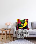 - Sonil-K-5574-Gorsel2 - Realhomes  Soyut Çizim Saksafon Temalı Dijital Baskılı Raşel Kadife Kırlent Kılıfı Realhomes