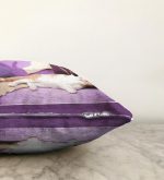 Gözlüklü Kedi Desenli Dijital Baskılı Modern Raşel Kadife Yastık Kırlent Kılıfı Realhomes