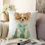 - Sonil-K-5615-Gorsel1 - Realhomes  Sevimli Köpek Dijital Baskılı Modern Raşel Kadife Yastık Kırlent Kılıfı Realhomes