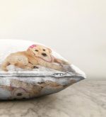 - Sonil-K-5620-Gorsel3 - Realhomes Sevimli Köpek Desenli Dijital Baskılı Modern Raşel Kadife Yastık Kırlent Kılıfı Realhomes