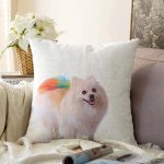 - Sonil-K-5621-Gorsel1 - Realhomes  Sevimli Köpek Desenli Dijital Baskılı Modern Raşel Kadife Yastık Kırlent Kılıfı Realhomes
