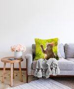 - Sonil-K-5632-Gorsel2 - Realhomes  Sevimli Kedi Desenli Dijital Baskılı Modern Raşel Kadife Yastık Kırlent Kılıfı Realhomes