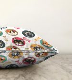 - Sonil-K-5633-Gorsel3 - Realhomes  Sevimli Hayvanlar ve Balık İskeletli Modern Raşel Kadife Yastık Kırlent Kılıfı Realhomes