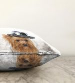 - Sonil-K-5640-Gorsel3 - Realhomes  Sevimli Köpek Desenli Dijital Baskılı Modern Raşel Kadife Yastık Kırlent Kılıfı Realhomes