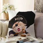 - Sonil-K-5644-Gorsel1 - Realhomes  Korsan Giysili Sarı Kedi Dekoratif Raşel Kadife Kırlent Kılıfı Realhomes