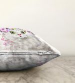 - Sonil-K-5649-Gorsel3 - Realhomes  Çiçekli Kedi Motifli Dijital Baskılı Modern Raşel Kadife Yastık Kırlent Kılıfı Realhomes