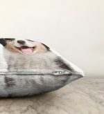 - Sonil-K-5653-Gorsel3 - Realhomes  Sevimli Köpek Desenli Dijital Baskılı Modern Raşel Kadife Yastık Kırlent Kılıfı Realhomes