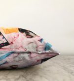 - Sonil-K-5680-Gorsel3 - Realhomes  Selfie Çekinen Köpek Modern Raşel Kadife Yastık Kırlent Kılıfı Realhomes