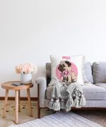 - Sonil-K-5690-Gorsel2 - Realhomes Hello Sevimli Köpek Dijital Baskılı Modern Raşel Kadife Yastık Kırlent Kılıfı Realhomes