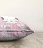 - Sonil-K-5693-Gorsel3 - Realhomes  Açık Mine Renkli My Love Yazılı Sevimli Kedicik Motifli Modern Raşel Kadife Yastık Kılıfı Realhomes