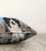 - Sonil-K-5698-Gorsel3 - Realhomes  Yılbaşı Şapkalı Köpek Desenli Dijital Baskılı Modern Raşel Kadife Yastık Kırlent Kılıfı Realhomes