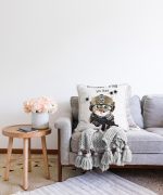 - Sonil-K-5714-Gorsel2 - Realhomes  Stronger Than You Think Cat Modern Raşel Kadife Yastık Kırlent Kılıfı Realhomes