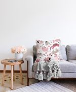 - Sonil-K-5725-Gorsel2 - Realhomes  Sevimli Kedi Desenli Dijital Baskılı Modern Raşel Kadife Yastık Kırlent Kılıfı Realhomes