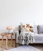 - Sonil-K-5730-Gorsel2 - Realhomes  Çeşitli Köpek Desenli Dijital Baskılı Modern Raşel Kadife Yastık Kırlent Kılıfı Realhomes