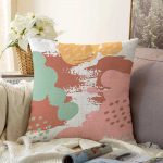 Realhomes Özel Tasarımlı Renkli Raşel Kadife Kırlent Kılıfı Realhomes