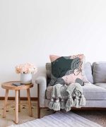 Realhomes Bohemian Özel Tasarım Dekoratif Raşel Kadife Yastık Kırlent Kılıfı Realhomes