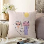 - Sonil-K-5775-Gorsel1 - Realhomes Pembe Zeminde Bohemian Özel Tasarım Raşel Kadife Kırlent Kılıfı Realhomes