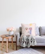 - Sonil-K-5775-Gorsel2 - Realhomes Pembe Zeminde Bohemian Özel Tasarım Raşel Kadife Kırlent Kılıfı Realhomes