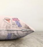 - Sonil-K-5775-Gorsel3 - Realhomes Pembe Zeminde Bohemian Özel Tasarım Raşel Kadife Kırlent Kılıfı Realhomes