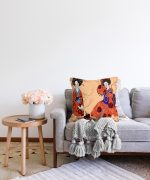 - Sonil-K-5793-Gorsel2 - Realhomes  Uzak Doğu Kültürlü Japon Kadın Dijital Baskılı Dekoratif Raşel Kadife Kırlent Kılıfı Realhomes