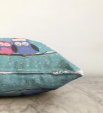 - Sonil-K-58-Gorsel3 - Realhomes Baykuş Desenli Dijital Baskılı Dekoratif Raşel Kadife Yastık Kırlent Kılıfı Realhomes