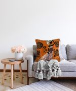 Çanaklı Arap Kadın Motifli Dekoratif Raşel Kadife Yastık Kılıfı Realhomes