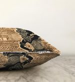 Etnik Desen Zeminli Afrika Kadın Motifli Dekoratif Raşel Kadife Yastık Kılıfı Realhomes