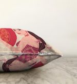 - Sonil-K-5859-Gorsel3 - Realhomes  Pembe Yelpazeli Kadın Motifli Raşel Kadife Kırlent Kılıfı Realhomes