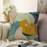 - Sonil-K-5869-Gorsel1 - Realhomes  Pembe Zeminli Çiçek Detaylı Özel Tasarım Raşel Kadife Kırlent Kılıfı Realhomes