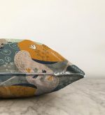 - Sonil-K-5869-Gorsel3 - Realhomes  Pembe Zeminli Çiçek Detaylı Özel Tasarım Raşel Kadife Kırlent Kılıfı Realhomes