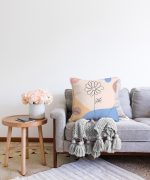 - Sonil-K-5878-Gorsel2 - Realhomes  Realhomes Gül Desenli Bohemian Özel Tasarım Dekoratif Raşel Kadife Yastık Kırlent Kılıfı Realhomes