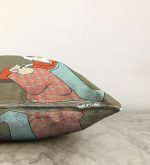 Realhomes Dijital Baskılı Özel Tasarım Dekoratif Modern Raşel Kadife Kırlent Kılıfı Realhomes