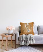 Realhomes Dijital Baskılı Özel Tasarım Dekoratif Modern Raşel Kadife Kırlent Kılıfı Realhomes