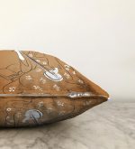 Realhomes Dijital Baskılı Özel Tasarım Dekoratif Modern Raşel Kadife Kırlent Kılıfı Realhomes