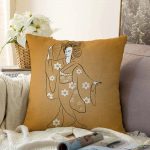 - Sonil-K-5887-Gorsel1 - Realhomes  Realhomes Dijital Baskılı Özel Tasarım Dekoratif Modern Raşel Kadife Kırlent Kılıfı Realhomes