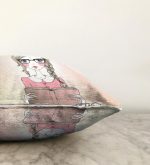 Fashion Girl Dijital Baskılı Modern Raşel Kadife Yastık Kırlent Kılıfı Realhomes