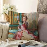 - Sonil-K-6-Gorsel1 - Realhomes  Osmanlı Resimli Dijital Baskılı Dekoratif Raşel Kadife Yastık Kırlent Kılıfı Realhomes