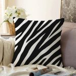 Realhomes Dijital Baskılı Modern Raşel Kadife Yastık Kırlent Kılıfı Realhomes