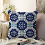 Realhomes Dijital Baskılı Dekoratif Raşel Kadife Yastık Kırlent Kılıfı Realhomes