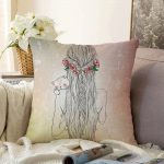 - Sonil-K-701-Gorsel1 - Realhomes  Fashion Girl Dijital Baskılı Modern Raşel Kadife Yastık Kırlent Kılıfı Realhomes