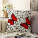 - Sonil-K-707-Gorsel1 - Realhomes Modern Kelebek Dijital Baskılı Dekoratif Raşel Kadife Yastık Kırlent Kılıfı Realhomes