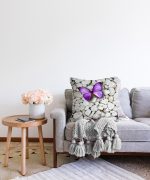 - Sonil-K-710-Gorsel2 - Realhomes  Modern Kelebek Dijital Baskılı Dekoratif Raşel Kadife Yastık Kırlent Kılıfı Realhomes