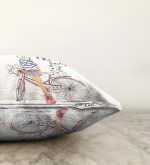 - Print - Realhomes Fashion Girl Dijital Baskılı Modern Raşel Kadife Yastık Kırlent Kılıfı Realhomes